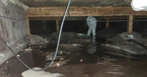 structural damage crawl space
